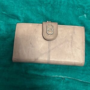 Vintage Grey Baronet Leather Wallet